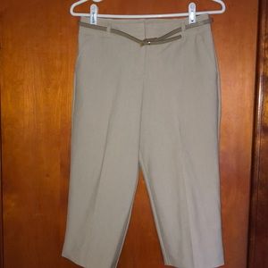 ❤️LAST CHANCE❤️ NEW crop dress pants 2P with belt